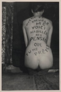 Marcel Mariën
Muette et aveugle, c. 1945
Photographie
Collection de la Fédération
Wallonie-Bruxelles
© SABAM Belgium 2013