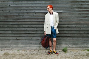 Kalon a Dilhad, S/S 13/14, Artistic Direction  : Valériane Dousse, Photo : Amel Kerkeni, Make-up & Hairdressing : Ophélie Secq, Model : Clément Giraud