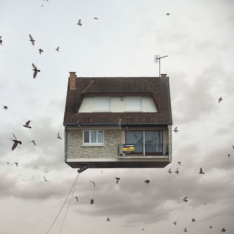 Flying Houses © Laurent Chéhère