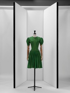 ROBE DE JOUR EN JERSEY DE LAINE VERT