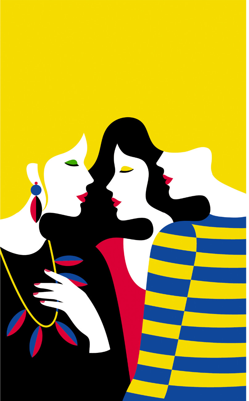 Illustration de couverture pour le magazine Shop (Stockholm et Buenos Aires), 2012 © Malika Favre