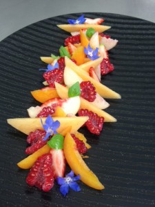Brunoise de fruits © DR