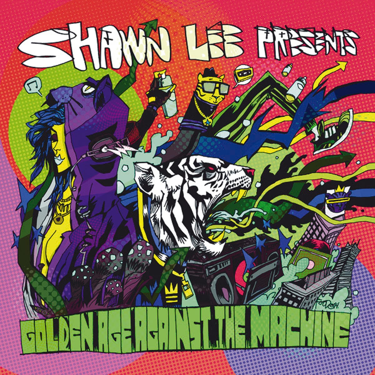 Shawn Lee Golden Age Against The Machine, cover Golden Age Against The Machine, cover