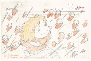 Ponyo sur la falaise © FXP, Studio Ghibli