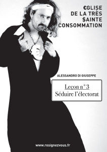 Eglise de la très sainte consommation, Affiche Aubade, leçon n°3 © DR