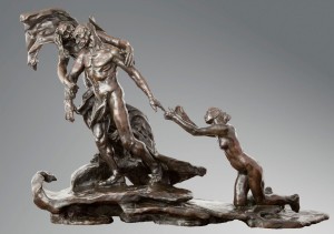 Camille Claudel, L’Âge mûr ou La Destinée ou Le Chemin
de la vie ou La Fatalité, 1894-1905
Bronze, fonte Blot, 1905, H. 60 ; L. 86 ; P. 37 cm.
Nogent-sur-Seine, Musée Camille Claudel - (Ancienne collection
Reine - Marie Paris)
Photo Ville de Nogent-sur-Seine