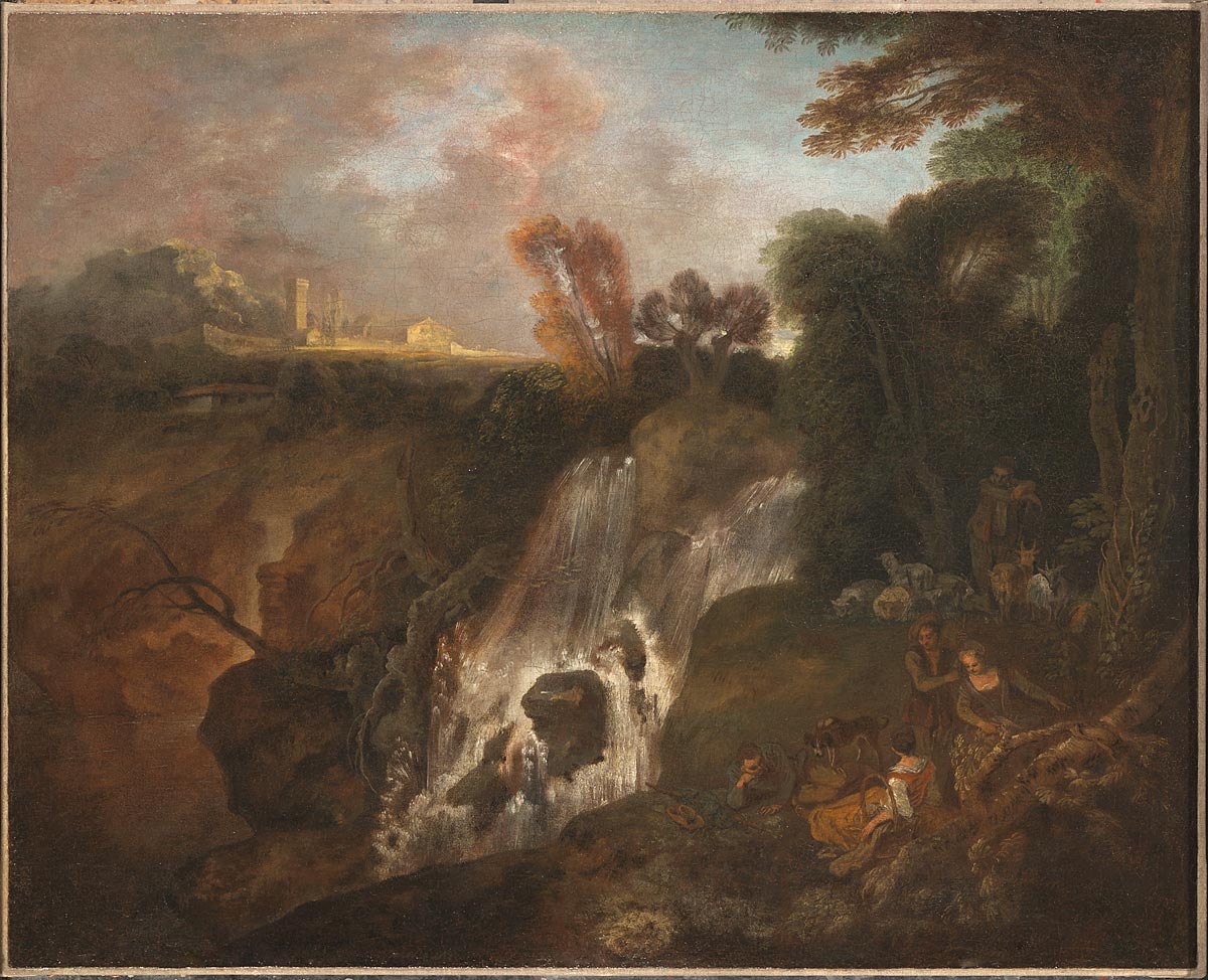 Rêveries italiennes Antoine Watteau, La Chute d’eau, avant 1715 © Musée du Louvre, département des Peintures, dépôt au Musée des beaux-arts de Valenciennes © DR Antoine Watteau, La Chute d’eau, avant 1715 © Musée du Louvre, département des Peintures, dépôt au Musée des beaux-arts de Valenciennes © DR