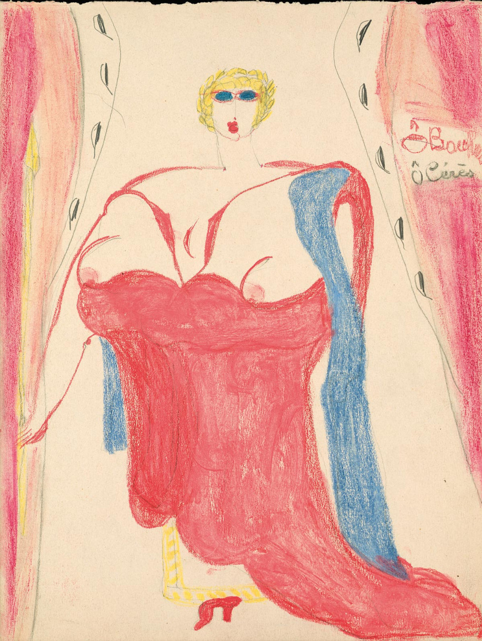 Aloïse Corbaz Aloïse Corbaz, Ô Bacchus Ô Cérès, 1924-1941. Nu © Zoulikha Bouabdellah
La Cinémathèque française, Paris. Photo © DR
Fondation Aloïse, Chigny, 2015 Aloïse Corbaz, Ô Bacchus Ô Cérès, 1924-1941. Nu © Zoulikha Bouabdellah
La Cinémathèque française, Paris. Photo © DR
Fondation Aloïse, Chigny, 2015