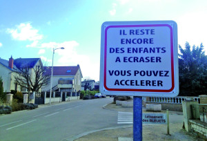 Panneau sécurité Hervé Bruyere