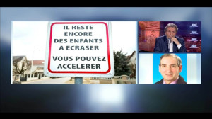 Panneau sécurité Hervé Bruyère BFM TV