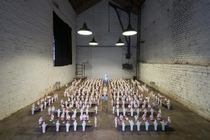 Isaac Cordal The new slavery The school  © Alain Breyer