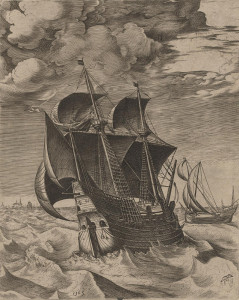 D'après Pieter Bruegel l'Ancien (Breda ?, 1525/1530-Bruxelles, 1569) Gravé par Frans Huys (Anvers, 1522-1562)
Gravure à burin Liège, collections artistiques de l'Université © Collections artistiques de l'Université de Liège