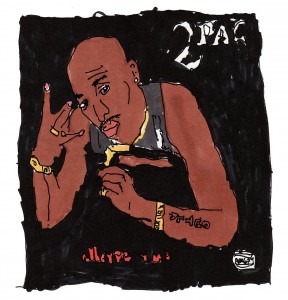 2 Pac © Yung Lenox