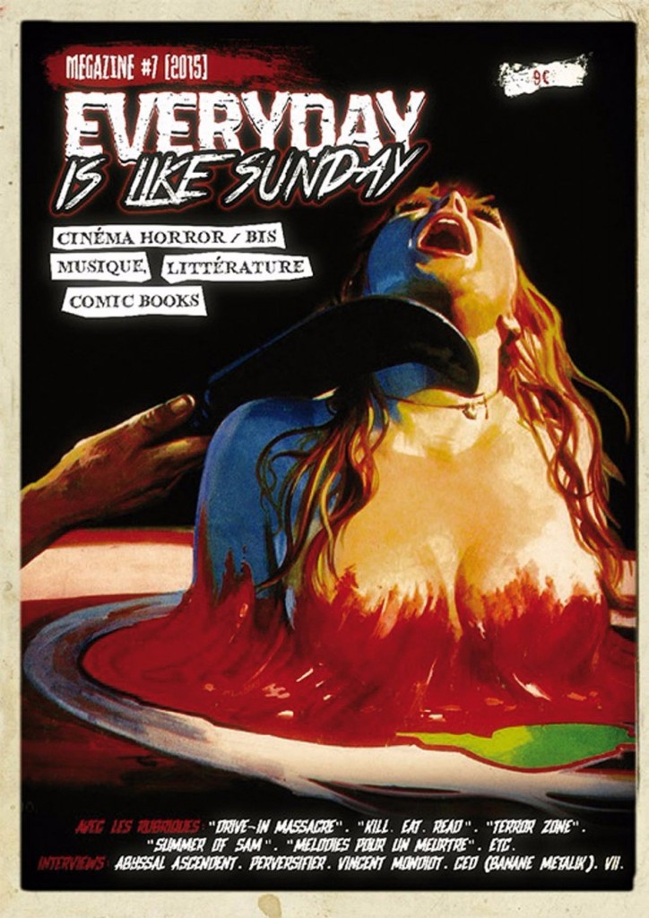 Everyday is Like Sunday, Horror culture, musique, littérature, comic-books, interviews et reviews à gogo : www.likesunday.com