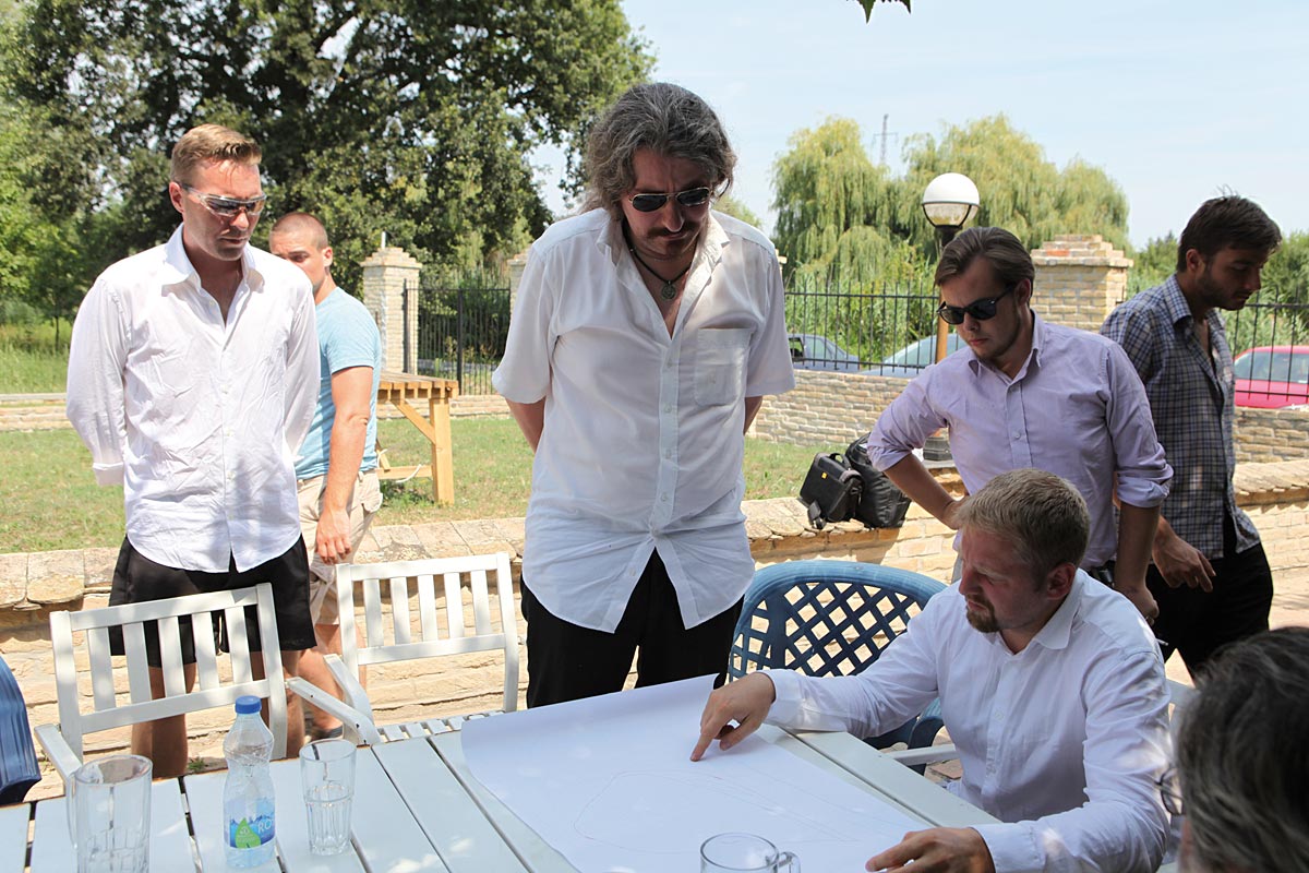 Kenneth Lilieholm, Niklas Nikolajsen et Vit Jedlicka se croient à Yalta.©elisabeth blanchet