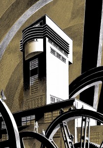 Tour St Albert Binche ©François Schuiten
