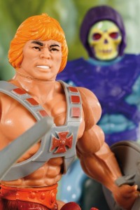Figurines 2 Les maîtres de
l’Univers, plastique, de marque
Mattel, 1982 © collection Retroludix
asbl