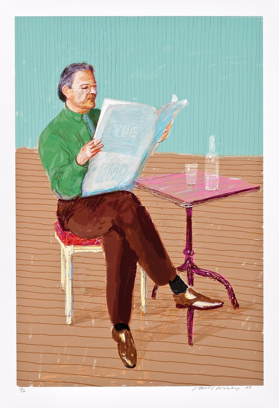 Cher Modèle David Hockney, Peter Goulds © Galerie Lelong, Paris David Hockney, Peter Goulds © Galerie Lelong, Paris