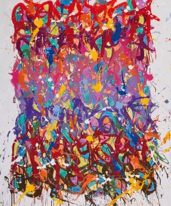 Primary colours, 2013, Acrylique sur toile, 163 x 130 cm