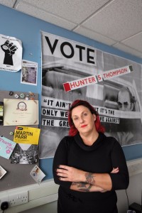 Lisa McKenzie, à l’origine de l’action  « No More Poor Doors », dénonçant l’exclusion des pauvres dans les quartiers embourgeoisés.