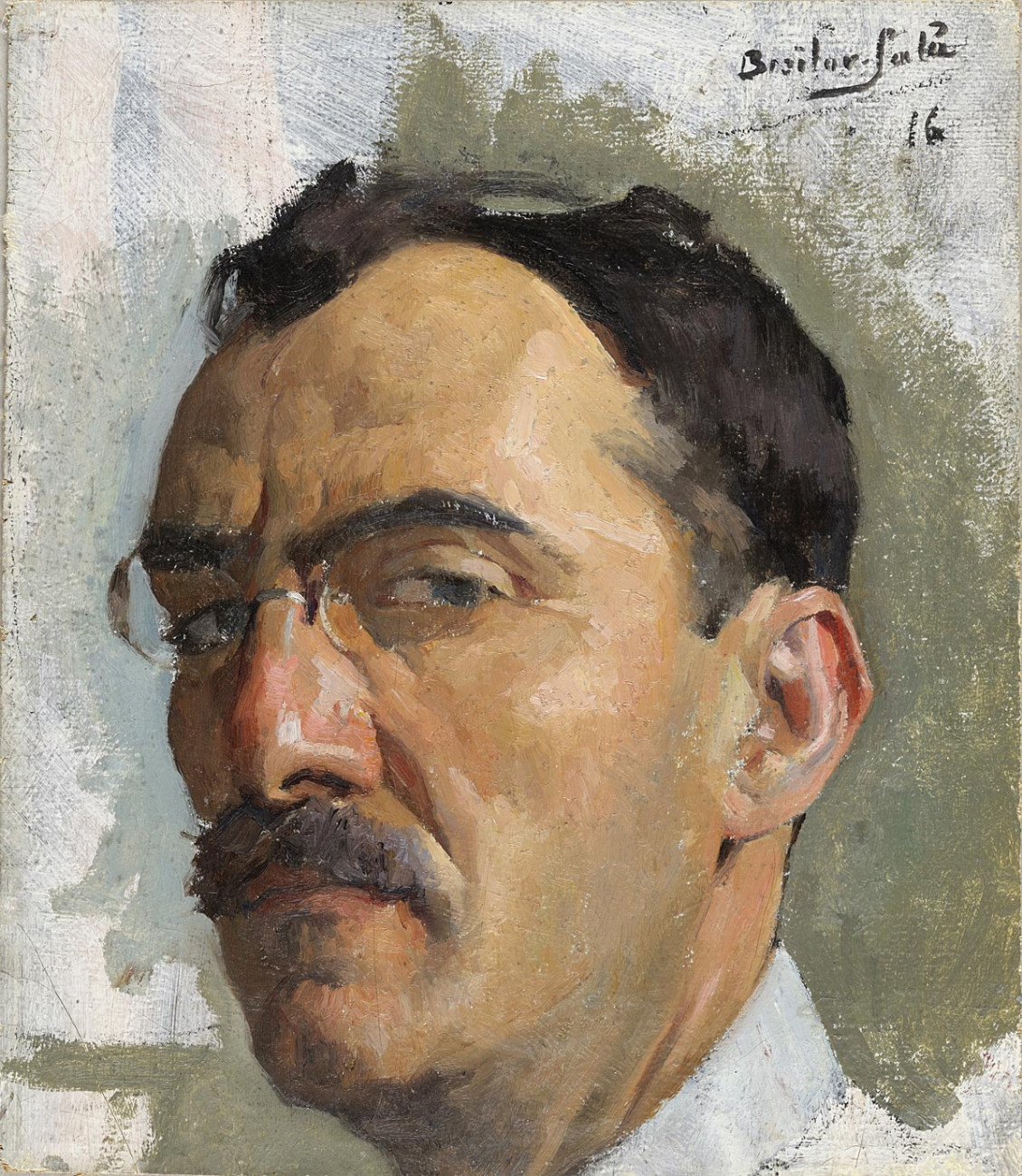 Braïtou-Sala (1885-1972), Autoportrait aux binocles, 1916