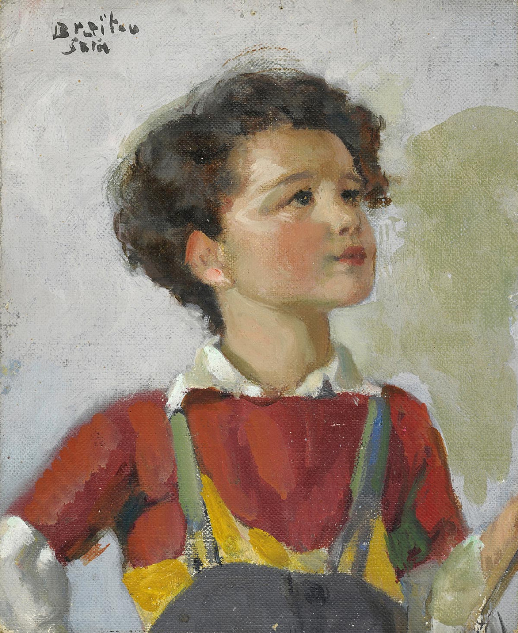 Braïtou-Sala (1885-1972), L’Enfant aux bretelles (Portrait de Paul-Annick Weiller), 1937