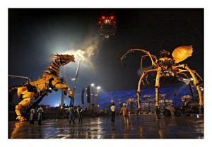 Long Ma et Kumo, La Machine © Stephan Muntaner