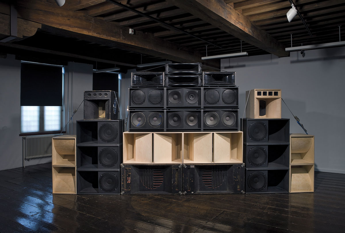 Matt Stokes, MASS, exhibition view, De Hallen, Haarlem, 2011 © Photo Gert van Rooij