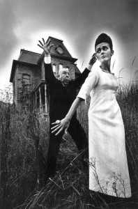 Alfred Hitchcock et Ina © Estate Jeanloup Sieff