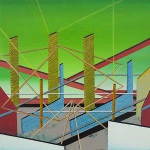 Thomas Mazzarella, Untitled, 30X30cm, huile sur toile, 2015