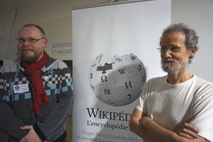 Dominique Cambrésy et Florent Lamiot, co-animateurs des WikiPermanences de Lille