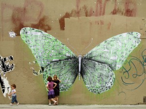 2010s -LUDO Paiting-on-the-wall courtesy-of-the-artist-and-Magda-Danysz