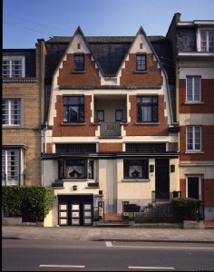 François Van Meulecom, maisons jumelées, 72-74 avenue V. Rousseau à Forest, vers 1935. (Art Déco)