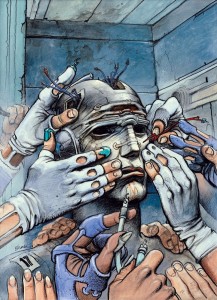 Enki Bilal, Couverture nouvelle édition d'Exterminateur 17