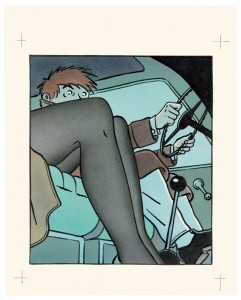Jean-Claude Denis, illustration de couverture (A SUIVRE) No. 87 avril 1985