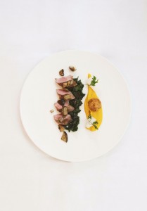 Agneau, cèpes et radis noir ©Cici Olsson