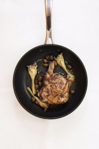 Cote de veau aux olives © Cici Olsson