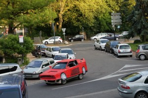 La Ferrari sur voiture sans permis, Lyon, 2013