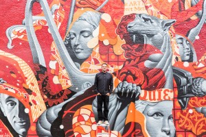 Tristan Eaton, Bern's mural © Pezz photo