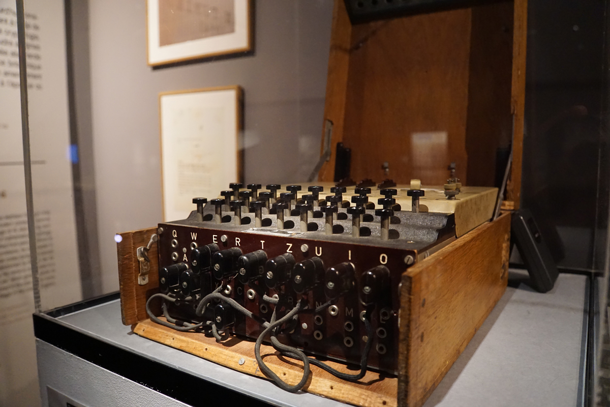 Machine Enigma utilisée par les nazis