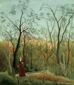 Henri Rousseau, La Promenade dans la forêt, vers 1886. Huile sur toile ; 70 x 60,5 cm. Kunsthaus Zürich. Photo : © 2017, Kunsthaus Zürich.