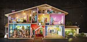 Self Portrait as House, 2013 Chromogenic Print © David LaChapelle Studio Inc