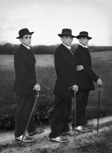 Hommage à August SANDER, Jeunes paysans, 1914. Courtesy Galerie Thierry Bigaignon.