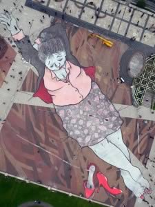 Pendant qu'Inès rêve de camping…,
Paris, La Défense, 2016