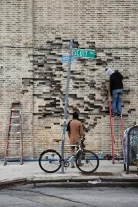 Pejac, Fossil, Brooklyn, 2018 © Raphael Gonzalez