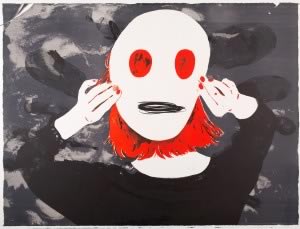 Françoise Pétrovitch, Sans titre, lithographie, 2017, © Éditions MEL Publisher, Paris / Collection de la Ville de La Louvière