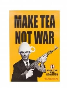 Make tea, not war, Collection Michaël Lellouche, MIMA 2018
