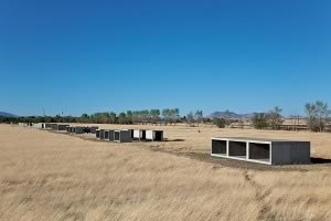 Donald Judd, Untitled works in concrete, 1980-1984 © Chinati Foundation