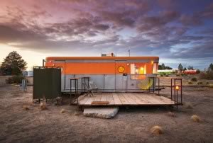 El Cosmico, camping d’inspiration bohème offrant des nuitées en yourtes, tipis ou caravanes colorées où Beyoncé a séjourné en 2012… © Nick Simonite