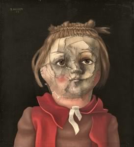 Cracked doll’s head Rudolf Wacker (1893-1939) Cracked doll’s head, 1937 Mixed technique on wood 24x26cm © Kunsthandel Giese & Schweiger, Wien